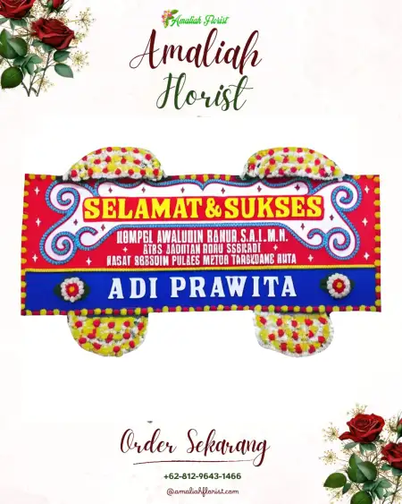 Papan Bunga Ucapan Selamat Sinar Rambang